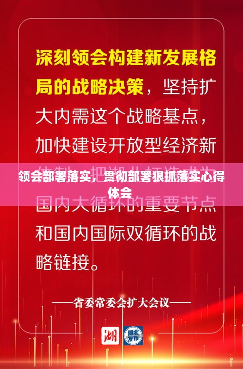 領會部署落實，貫徹部署狠抓落實心得體會 