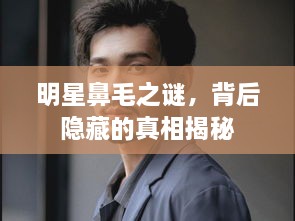 明星鼻毛之謎，背后隱藏的真相揭秘