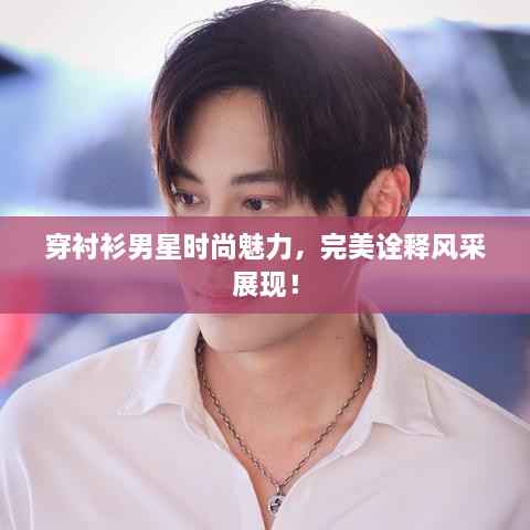 穿襯衫男星時尚魅力，完美詮釋風采展現(xiàn)！