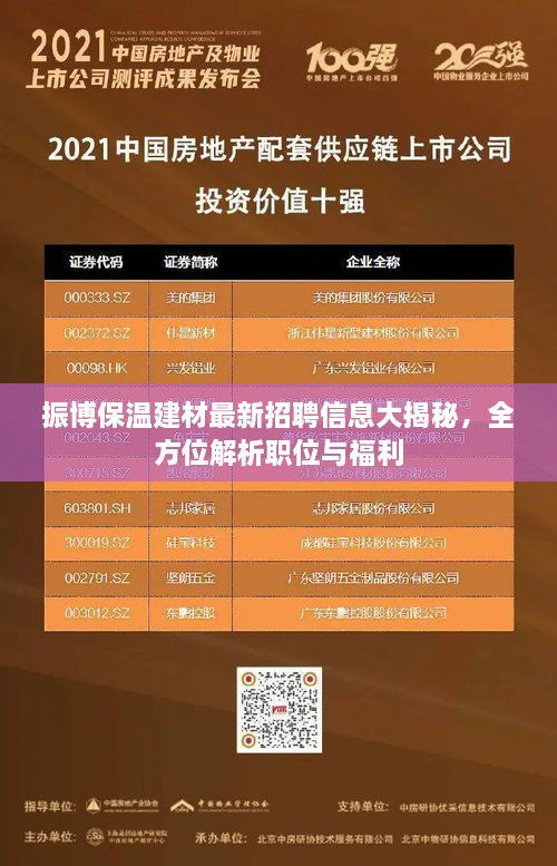 振博保溫建材最新招聘信息大揭秘，全方位解析職位與福利