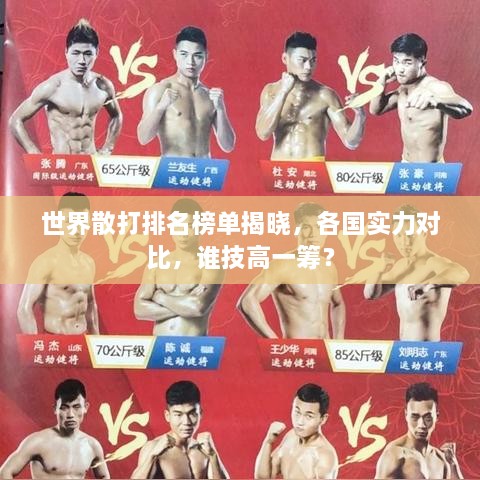 世界散打排名榜單揭曉，各國(guó)實(shí)力對(duì)比，誰技高一籌？