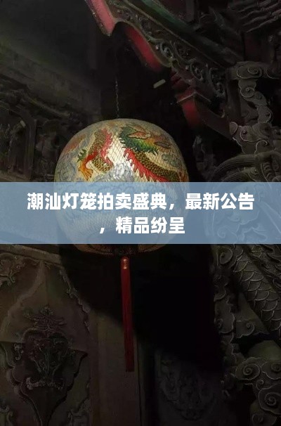 潮汕燈籠拍賣盛典，最新公告，精品紛呈