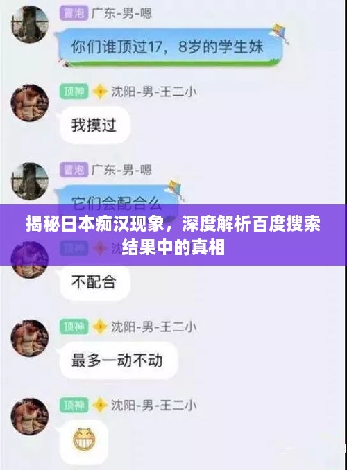 揭秘日本癡漢現(xiàn)象，深度解析百度搜索結(jié)果中的真相