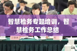 智慧檢務專題培訓，智慧檢務工作總結 