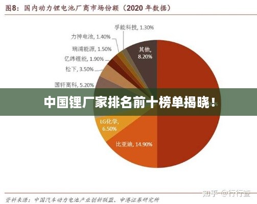 中國鋰廠家排名前十榜單揭曉！