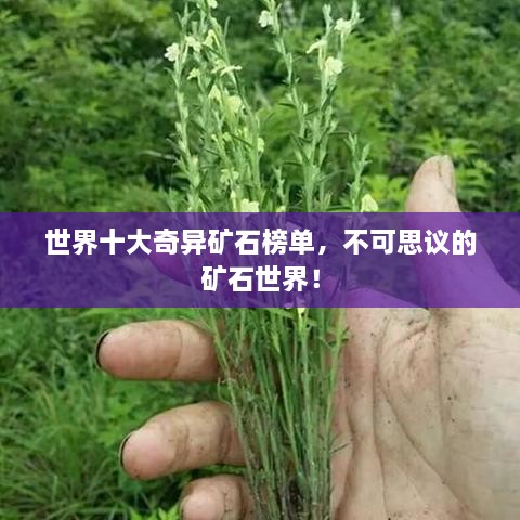世界十大奇異礦石榜單，不可思議的礦石世界！