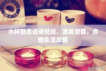 水杯勵(lì)志語錄貼紙，激發(fā)潛能，點(diǎn)燃生活激情