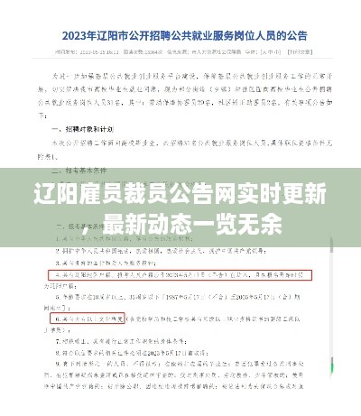 遼陽雇員裁員公告網(wǎng)實時更新，最新動態(tài)一覽無余