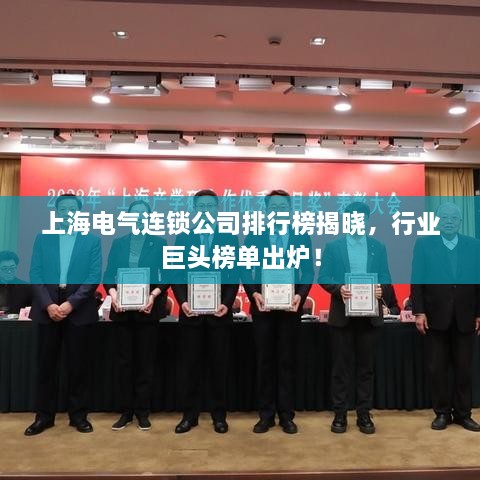 上海電氣連鎖公司排行榜揭曉，行業(yè)巨頭榜單出爐！