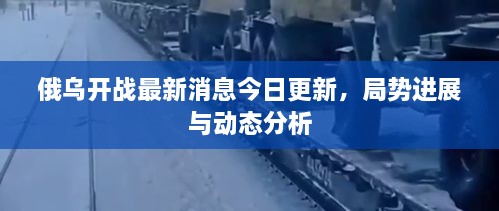 俄烏開戰(zhàn)最新消息今日更新，局勢進(jìn)展與動態(tài)分析