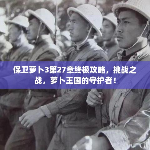 保衛(wèi)蘿卜3第27章終極攻略，挑戰(zhàn)之戰(zhàn)，蘿卜王國的守護者！