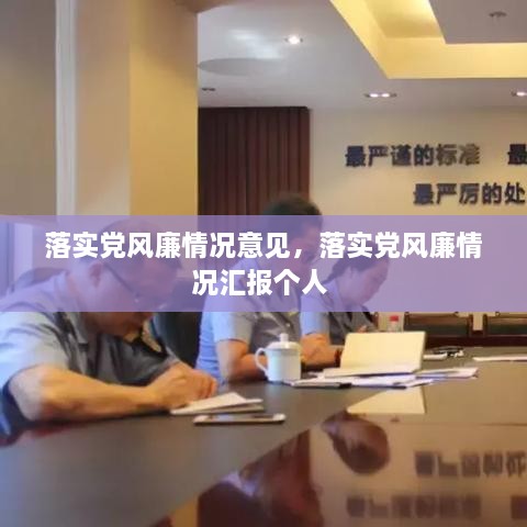 落實黨風廉情況意見，落實黨風廉情況匯報個人 