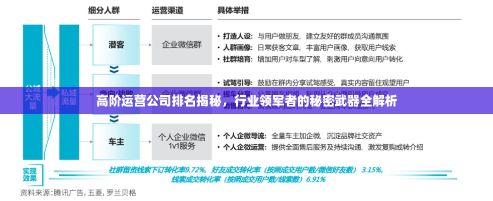 高階運營公司排名揭秘，行業(yè)領(lǐng)軍者的秘密武器全解析