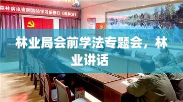 林業(yè)局會(huì)前學(xué)法專題會(huì)，林業(yè)講話 