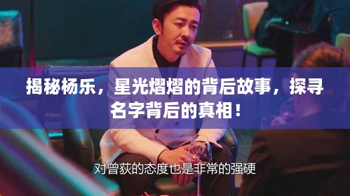 揭秘楊樂，星光熠熠的背后故事，探尋名字背后的真相！