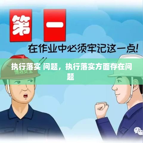執(zhí)行落實(shí) 問題，執(zhí)行落實(shí)方面存在問題 