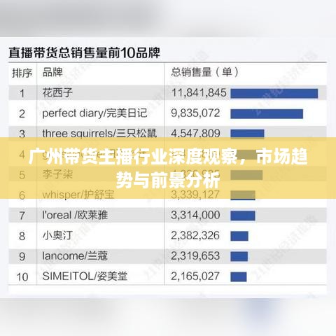 廣州帶貨主播行業(yè)深度觀察，市場趨勢與前景分析